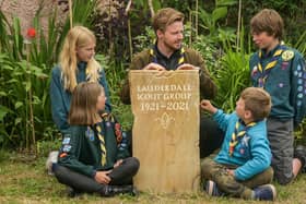 Jack Lowden chats with scouts in Lauder. (Photo: Phil Wilkinson)