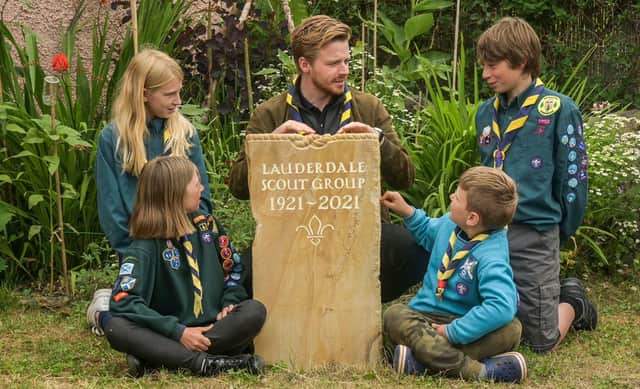 Jack Lowden chats with scouts in Lauder. (Photo: Phil Wilkinson)