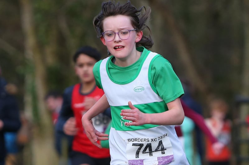 Gala Harriers under-11 Molly Trewartha finished 65th in 13:47 in Sunday's junior Borders Cross-Country Series race at Paxton