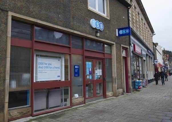 The former TSB Bank at 78 High Street in Peebles.