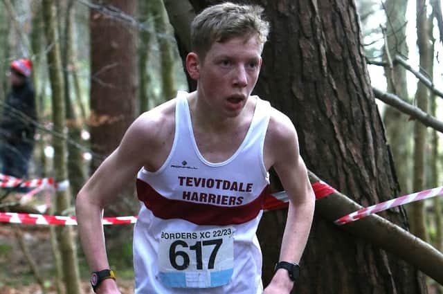 Teviotdale Harrier Robbie Welsh won this year's Galashiels round of the Borders Cross-Country Series in 23:03