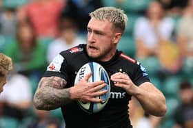 Stuart Hogg playing for Exeter Chiefs against Harlequins during Saturday's English Premiership rugby final at Twickenham Stadium in London (Photo by David Rogers/Getty Images)