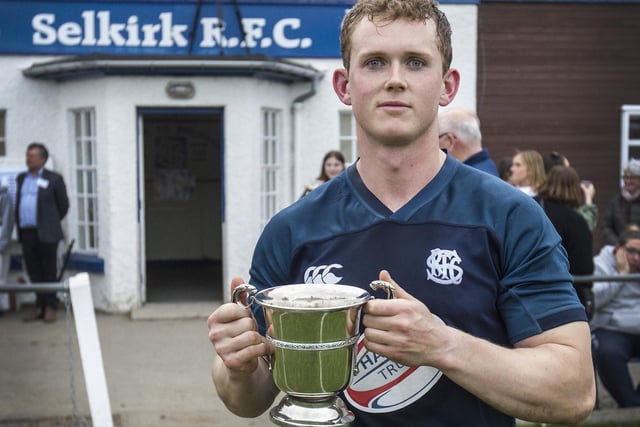 Selkirk's Andrew Grant-Suttie was named as player of the tournament at the Philiphaugh club's sevens