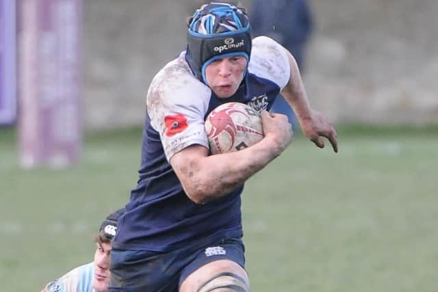 New Selkirk rugby captain Scott McClymont playing against Edinburgh Academical in February 2020 (Pic: Grant Kinghorn)