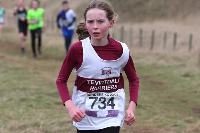 Teviotdale Harrier Rosa Mabon was 43rd in 15:26 in Sunday's junior Borders Cross-Country Series race at Dunbar