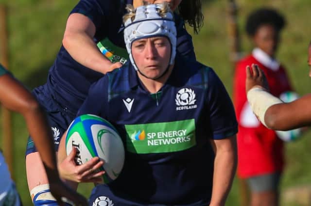 Lana Skeldon scored a try for Scotland Women last week against their Italian counterparts (library image).