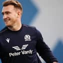 Stuart Hogg during a Scotland training session on Tuesday in Edinburgh (Photo by Ian MacNicol/Getty Images)