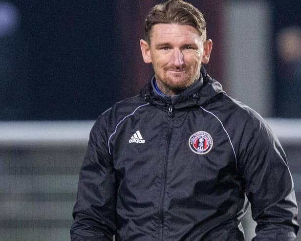 Gala Fairydean Rovers manager Martin Scott is hoping he can bring back the first trophy in the nine-year history of their current guise (Photo: Bill McBurnie)