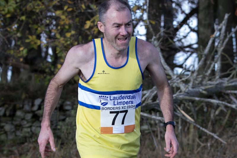 Lauderdale Limper Dean Whiteford was 43rd in Sunday's senior Borders Cross-Country Series race at Lauder in 33:54