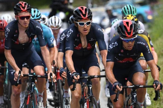 Richie Porte (1st right) will be one of the stars on show (Pic by Alain Jocard AFP via Getty Images)