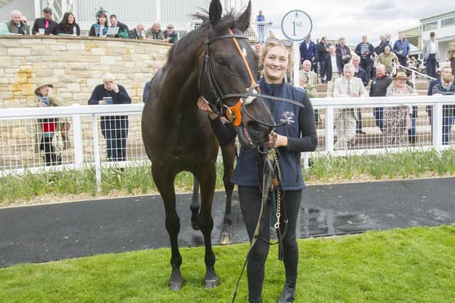 Amy Coltherd with Hidden Commander at kelso on Sunday (Photo: Bill McBurnie)