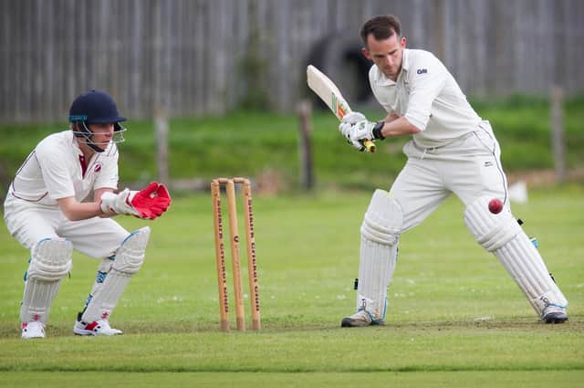 Rory Banks wields the bat for Selkirk