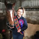 Caitlin Grant and her horse Twix.