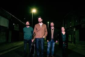 Kris Drever and the bandmates he's bringing to Peebles next month.