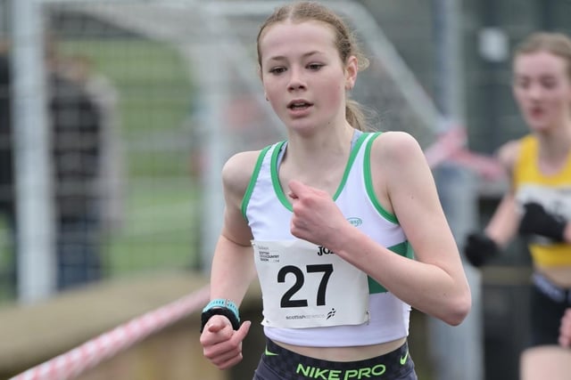 Gala Harriers' Amber Gajczak was 41st girl under 13 in 12:49 at Sunday's Scottish Athletics young athletes' road races at Greenock
