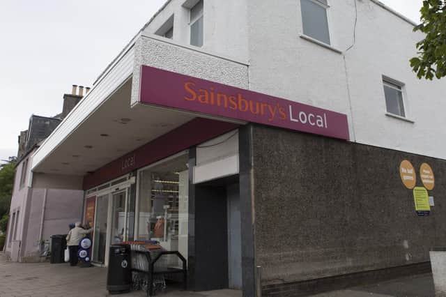 The former Sainsbury's store in High Street, Selkirk.