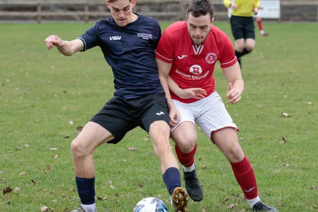 Peebles Rovers beating Stirling University 4-0 at home on Saturday (Pic: Pete Birrell)