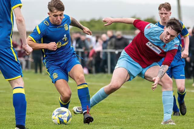 Eyemouth United Amateurs hosting St Boswells for their last league game of the season on Saturday (Pic: Stuart Fenwick)