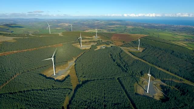 The proposed wind farm a Millmoor rig would see up to 15 turbines with a maximum height of 200m.