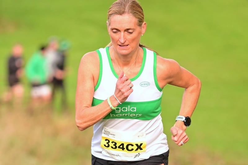 Gillian Lunn clocked 19:45.9 for Gala Harriers' over-50 women's team at Saturday's national cross-country relays at Cumbernauld