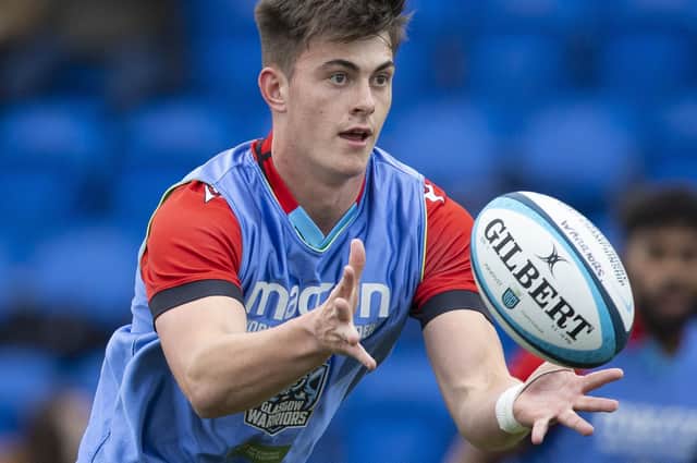 Kerr Johnston during a Glasgow Warriors open training session at the city's Scotstoun Stadium in October (Pic: Ross MacDonald/SNS Group/SRU)