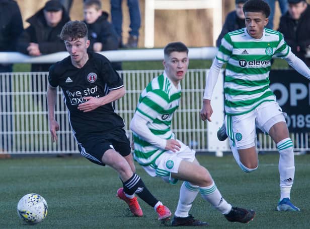 Gala Fairydean Rovers playing Celtic B in February (Pic: Bill McBurnie)