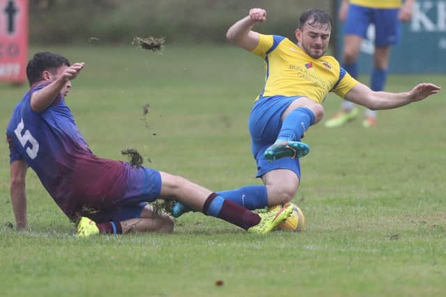 St Boswell beating Ancrum 6-4 in a pre-season friendly on Saturday (Photo by Brian Sutherland)