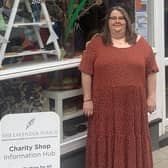 Maggie Toole at The Lavender Touch charity shop.