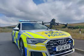 Motocyclists are given the chance to reflect on their riding when viewing footage captured by the police drones. ​