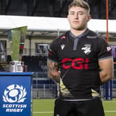Southern Knights scrum-half Rory Brand at the launch of the new Fosroc Super Series Championship season at Edinburgh's Murrayfield Stadium on Saturday (Photo by Paul Devlin/SNS Group/SRU)