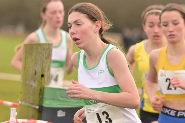 Gala Harrier Kirsty Rankine was 13th under-15 girl at Saturday's Scottish short-course cross-country championships at Lanark, clocking 6:59