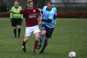 Eyemouth United Amateurs winning 6-0 away to Gala Hotspur on Saturday in the Border Amateur Football Association's B division (Photo: Steve Cox)