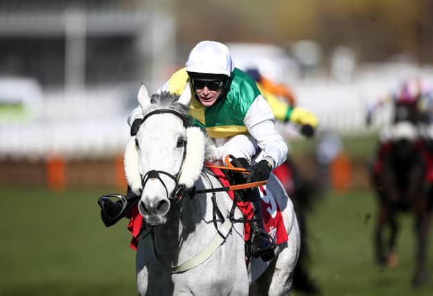 Galashiels jockey Ryan Mania rides Vintage Clouds to victory in the Ultima Handicap Chase at this year's Cheltenham Festival in March (picture by Tim Goode/pool/Getty Images)