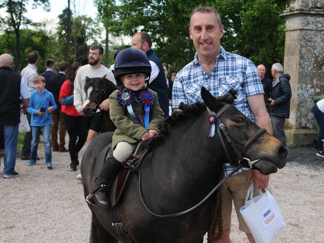 Ex Standard Bearer James Cheyne and daughter Zahra. Photo: Grant Kinghorn.