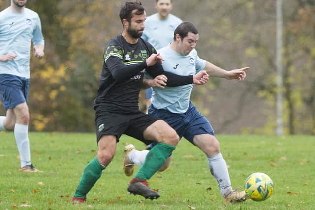 Jason Inglis in action for Hawick Legion during their 7-0 Waddell Cup first-round win against Gala Hotspur at the weekend (Pic: Bill McBurnie)