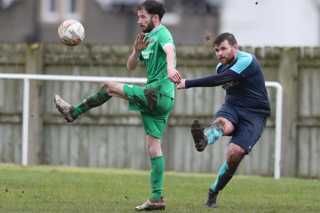 Chirnside United beating Selkirk Victoria 4-1 away on Saturday in the Forsyth Cup's quarter-finals (Photo: Brian Sutherland)