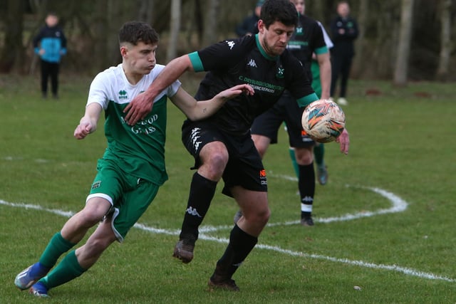 Greenlaw hosting Hawick Legion in the South of Scotland Amateur Cup's quarter-finals on Saturday (Photo: Steve Cox)