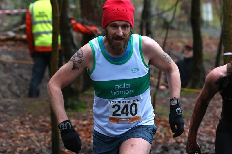 Gala Harrier Charlie McCulloch was 68th in 31:34 in Sunday's Borders Cross-Country Series senior race at Galashiels