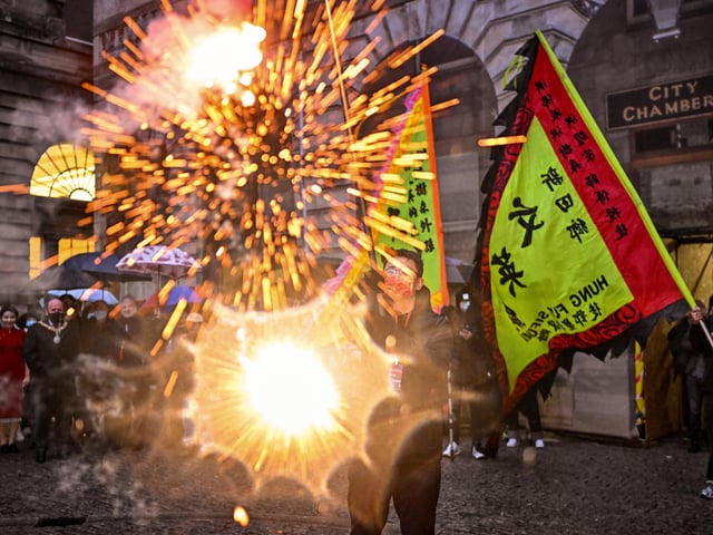 Explosive displays of firecrackers and fireworks are an integral part of Chinese New Year celebrations.