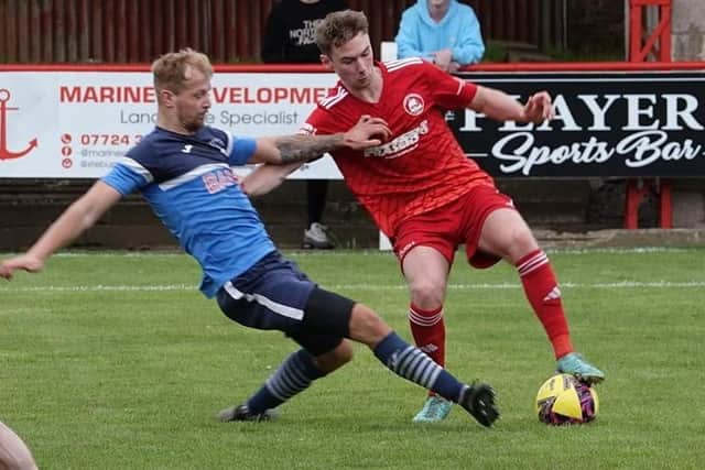 Vale of Leithen losing 5-0 away to Camelon Juniors on Saturday (Photo: Stephen Macgowan)