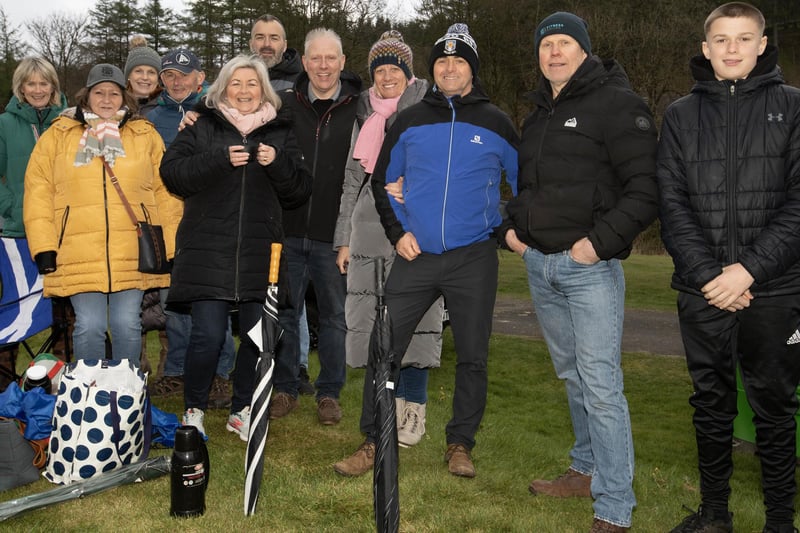 Rugby fans at Saturday's Langholm Sevens