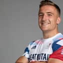 Team GB rugby sevens player Ross McCann at a kitting-out session in June (Photo by Karl Bridgeman/Getty Images for British Olympic Association)