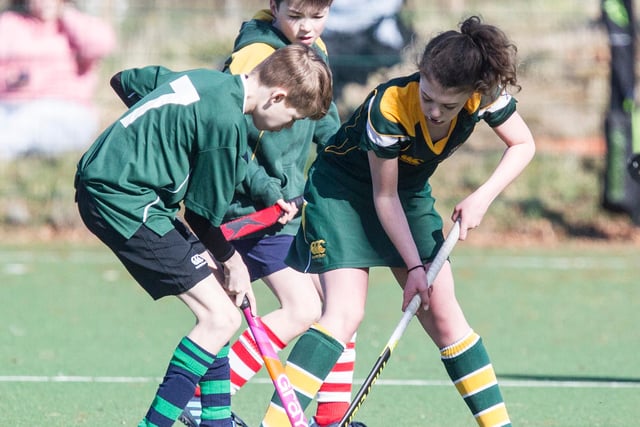 Selkirk High School in action at hockey against Earlston High at Jedburgh Grammar Campus on Saturday