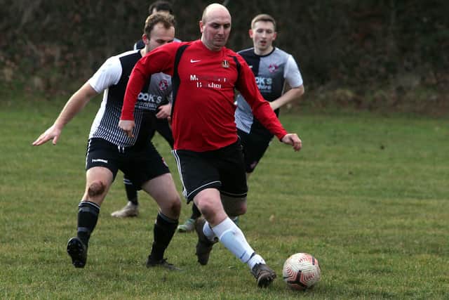 Newtown beating Kelso Thistle 1-0 in the Waddell Cup's second round on Saturday (Pic: Steve Cox)
