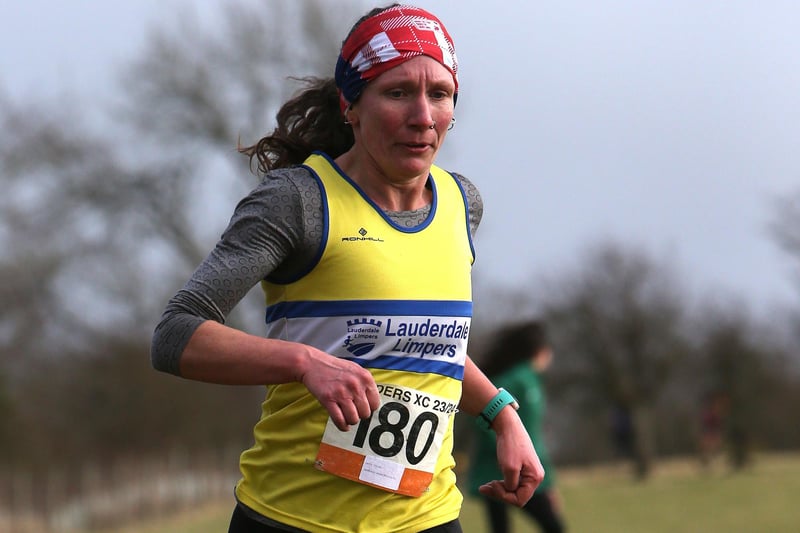 Lauderdale Limpers over-40 Naomi Dijkman clocked 29:44, placing 54th at Denholm's Borders Cross-Country Series meeting on Sunday