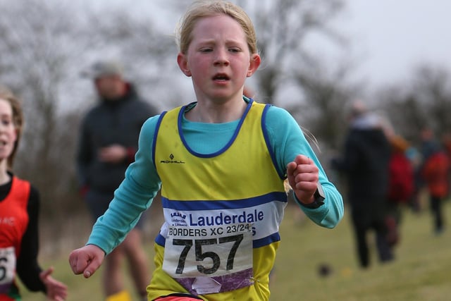 Lauderdale Limpers under-nine Rowan Johnston finished 28th in 15:04 at Sunday's Borders Cross-Country Series junior race at Denholm