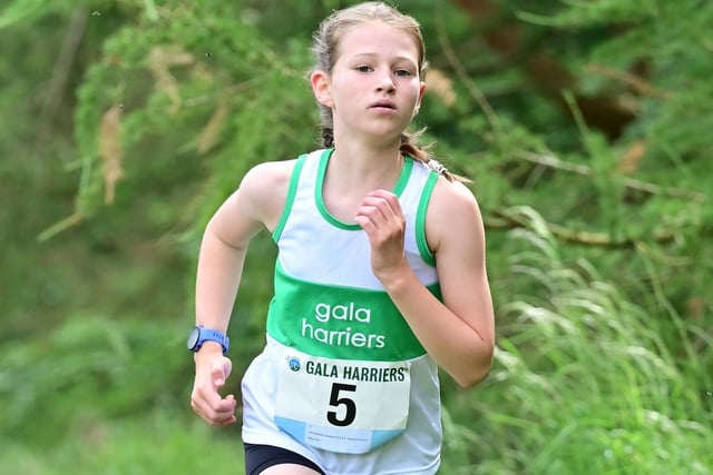 Gala Harriers under-13 Annabelle Stewart clocked 21:28 for Saturday's 3km junior race