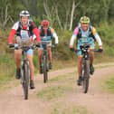 Competitors on their bikes at a previous race