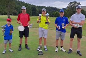Aaron Lawrie, Kyle Anderson, Lyle Gillie, Gregor Brydon and Thomas Chandler