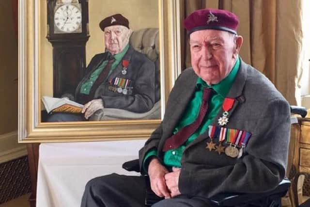 War hero Alfred Goddard, who celebrates his 100th birthday today.